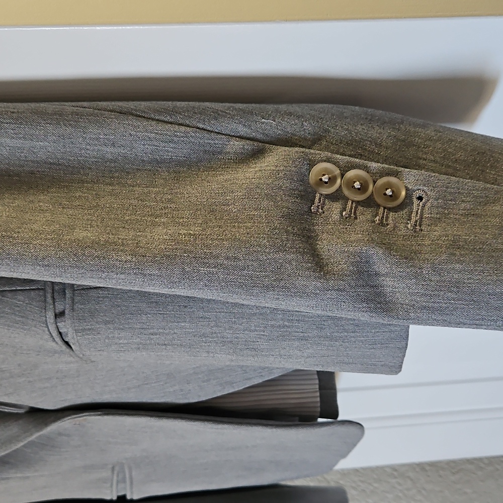 Express Light Gray Blazer - Picture 2 of 7